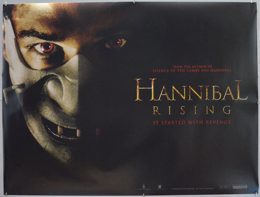 Hannibal Rising (Teaser / Advance Version)  Original Quad Poster - Film Poster - Movie Poster