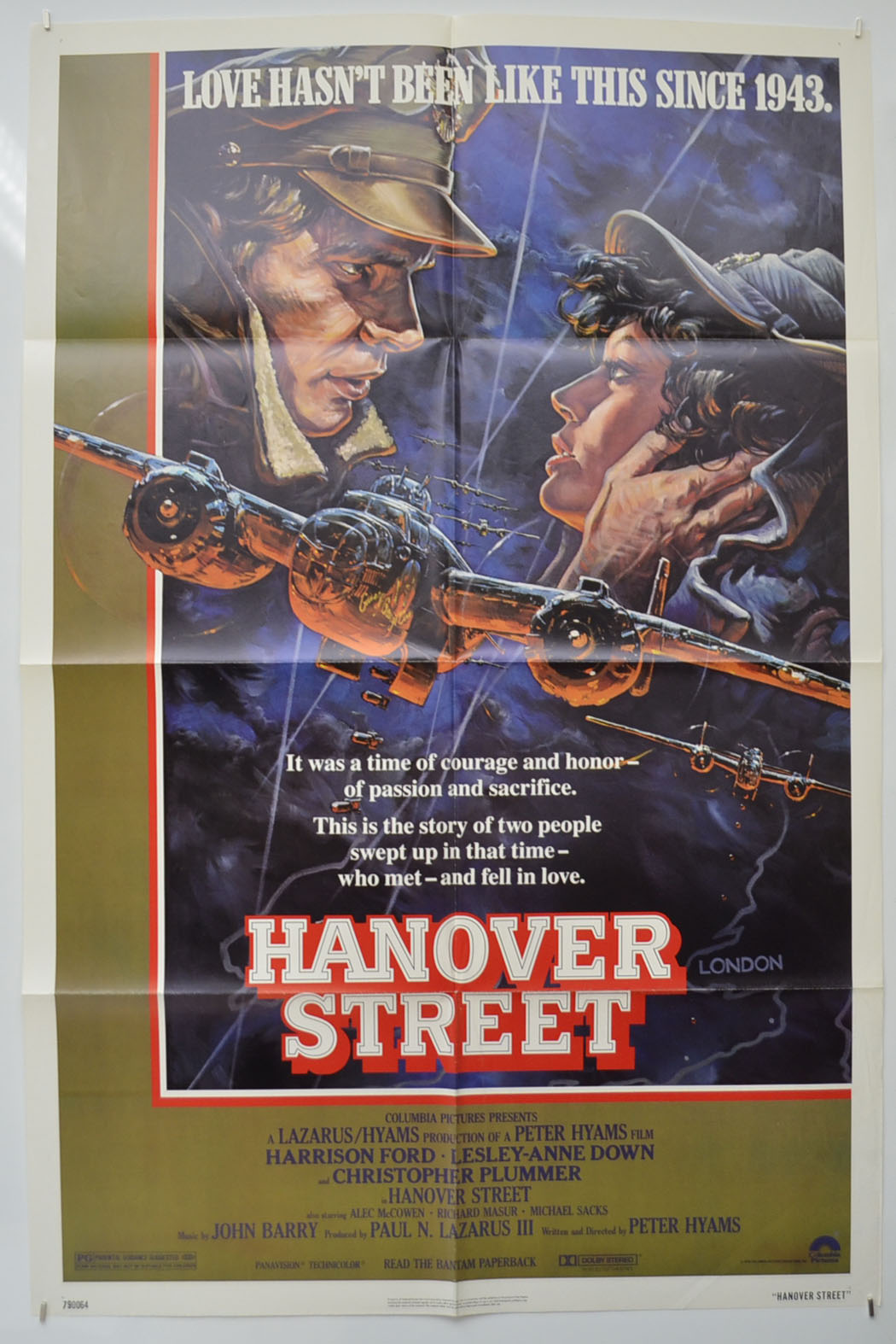 Hanover Street Original One Sheet Poster - Film Poster - Movie Poster