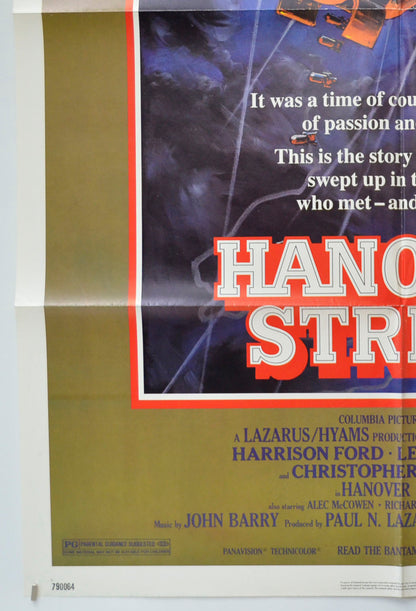 HANOVER STREET (Bottom Left) Cinema One Sheet Movie Poster 