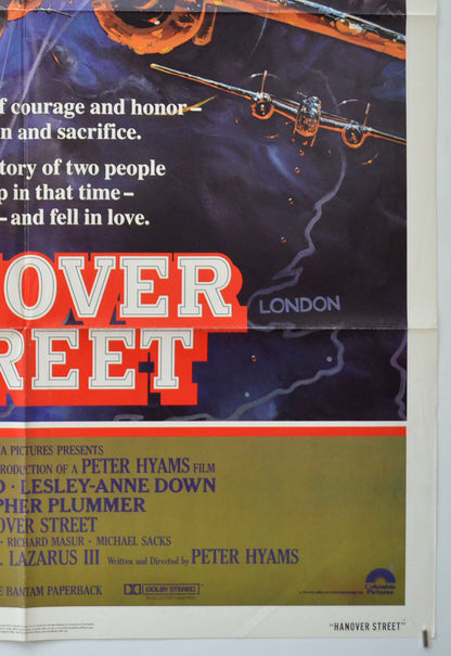 HANOVER STREET (Bottom Right) Cinema One Sheet Movie Poster 