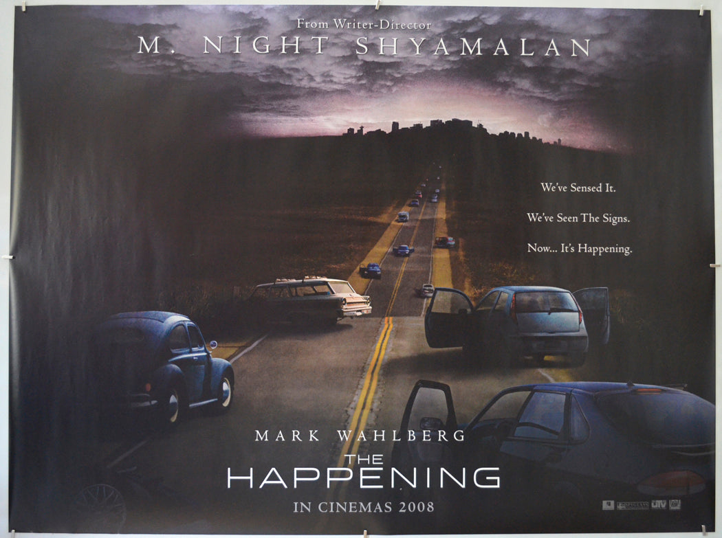 The Happening (Teaser / Advance Version) Original Quad Poster - Film Poster - Movie Poster