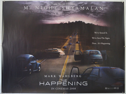 The Happening (Teaser / Advance Version) Original Quad Poster - Film Poster - Movie Poster