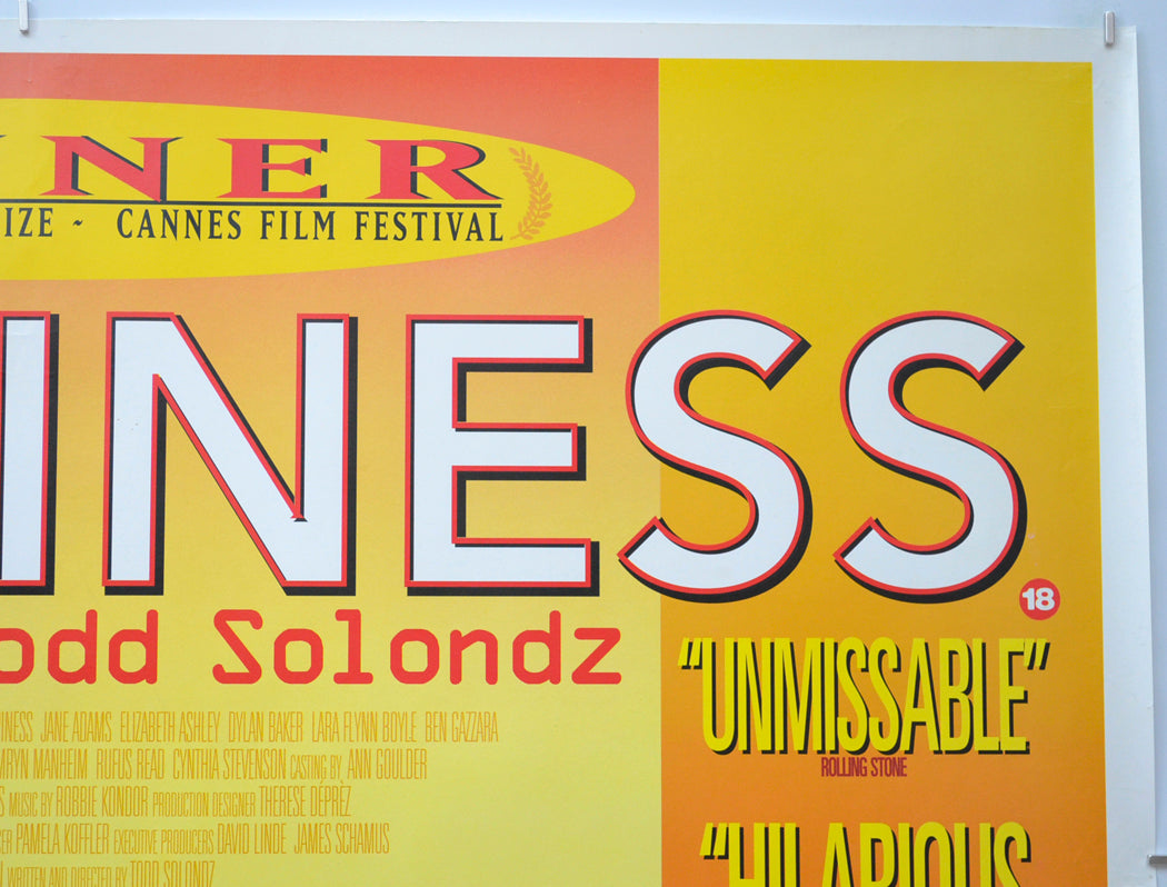 HAPPINESS (Top Right) Cinema Quad Movie Poster 