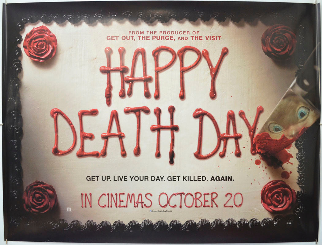 Happy Death Day (Teaser / Advance Version) Original Quad Poster - Film Poster - Movie Poster