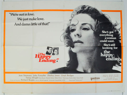 The Happy Ending  Original British Quad Poster - Film Poster - Movie Poster