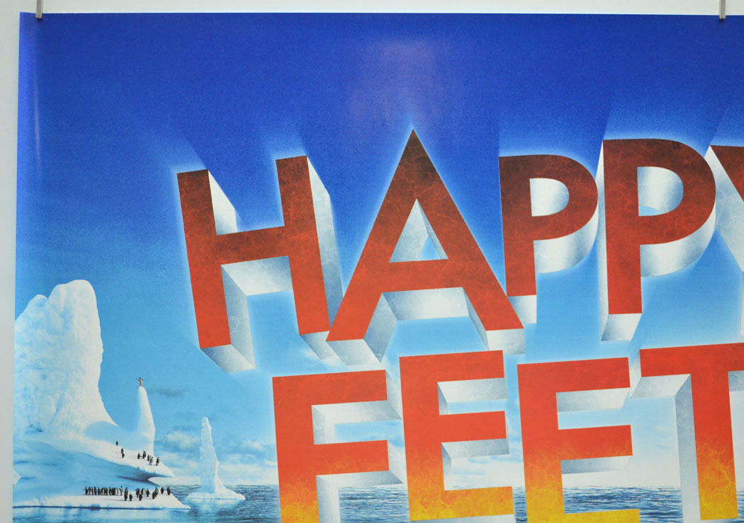 HAPPY FEET (Top Left) Cinema Quad Movie Poster 