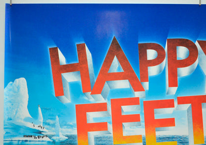 HAPPY FEET (Top Left) Cinema Quad Movie Poster 