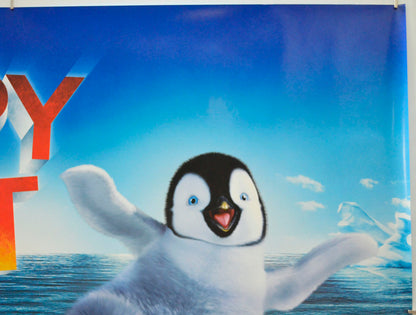 HAPPY FEET (Top Right) Cinema Quad Movie Poster 