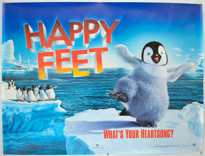 Happy Feet (Teaser / Advance Version) Original Quad Poster - Film Poster - Movie Poster