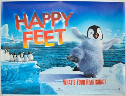 Happy Feet (Teaser / Advance Version) Original Quad Poster - Film Poster - Movie Poster