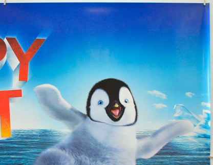 HAPPY FEET (Top Right) Cinema Quad Movie Poster 