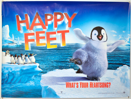 Happy Feet (Teaser / Advance Version) Original Quad Poster - Film Poster - Movie Poster