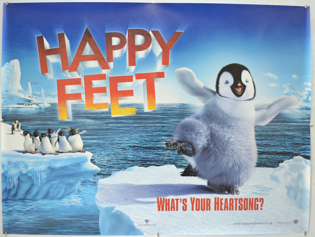 Happy Feet (Teaser / Advance Version) Original Quad Poster - Film Poster - Movie Poster