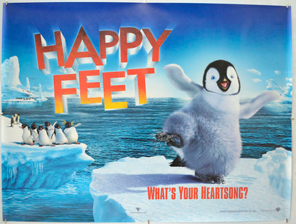 Happy Feet (Teaser / Advance Version) Original Quad Poster - Film Poster - Movie Poster