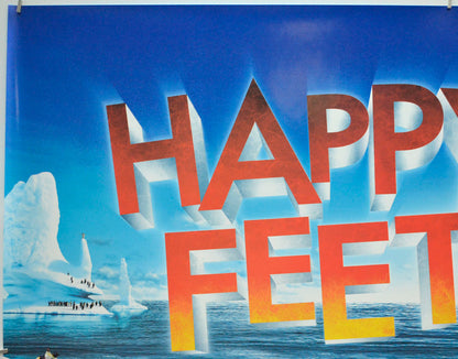 HAPPY FEET (Top Left) Cinema Quad Movie Poster 