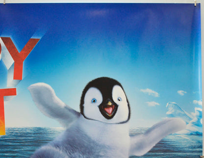 HAPPY FEET (Top Right) Cinema Quad Movie Poster 