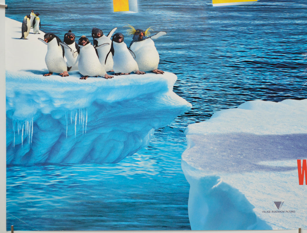 Happy Feet (Bottom Left) Cinema Quad Movie Poster 