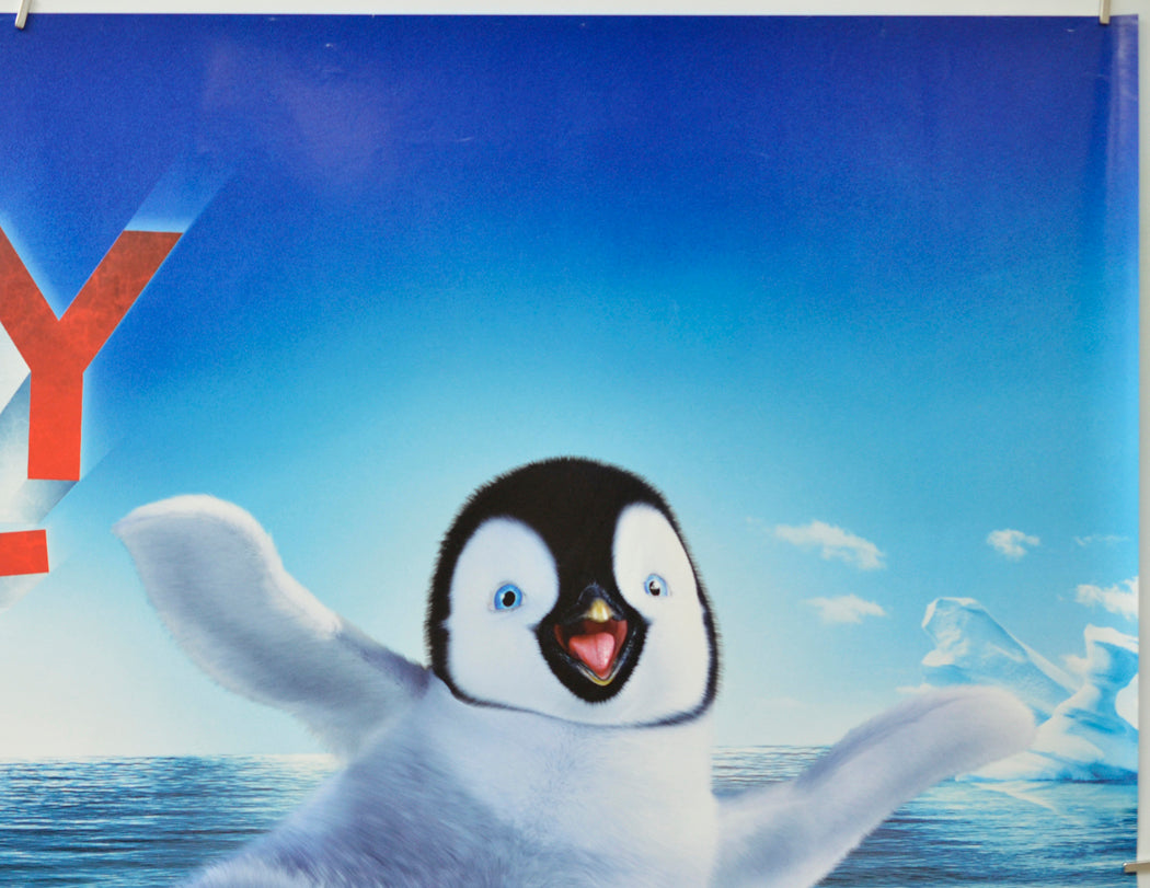 Happy Feet (Top Right) Cinema Quad Movie Poster 