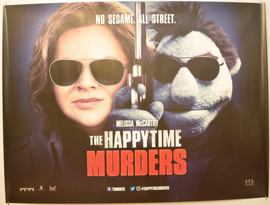 The Happytime Murders (Teaser / Advance Version)  Original Quad Poster - Film Poster - Movie Poster