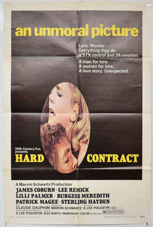 Hard Contract  Original One Sheet Poster - Film Poster - Movie Poster