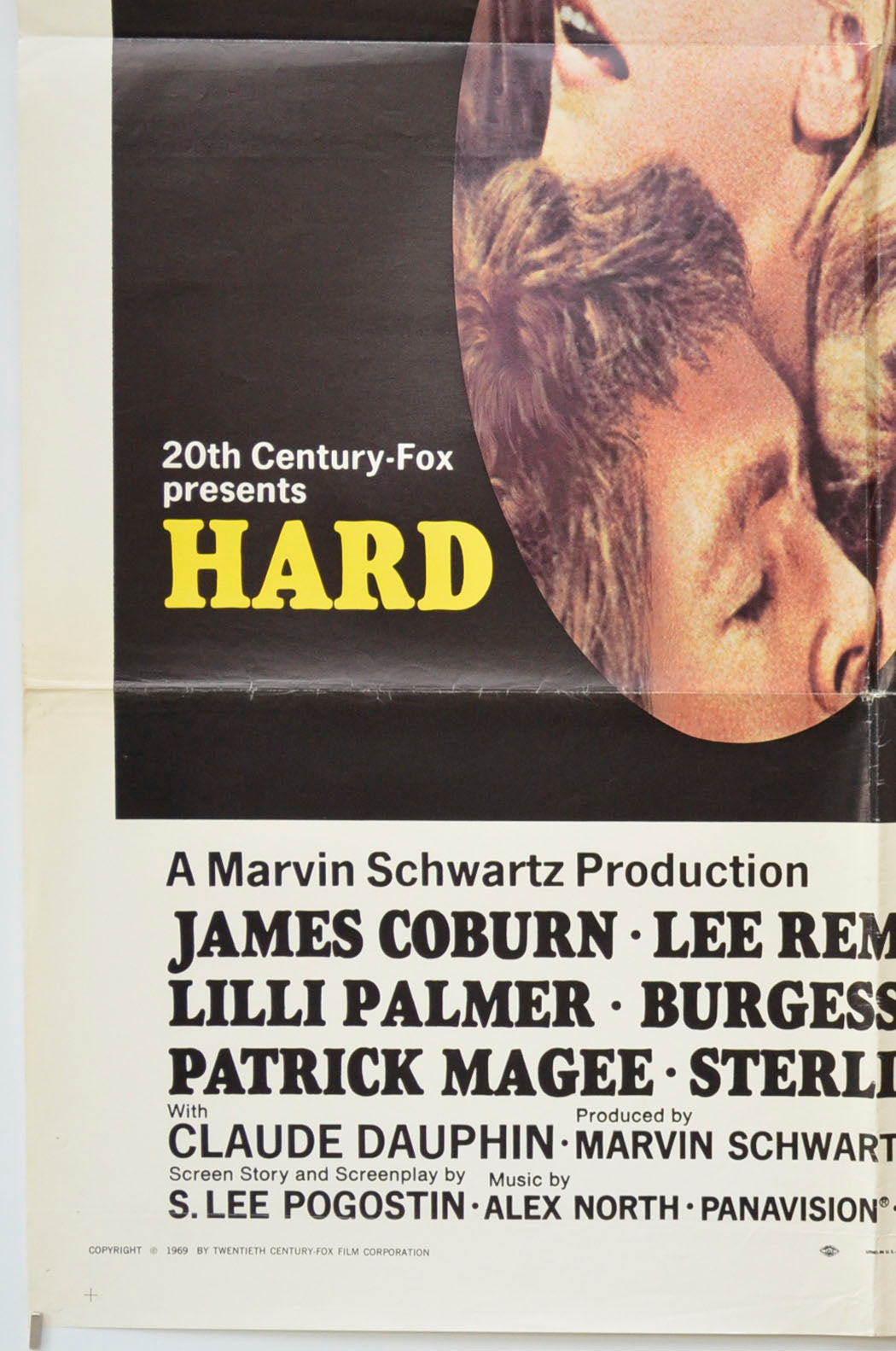 HARD CONTRACT (Bottom Left) Cinema One Sheet Movie Poster 