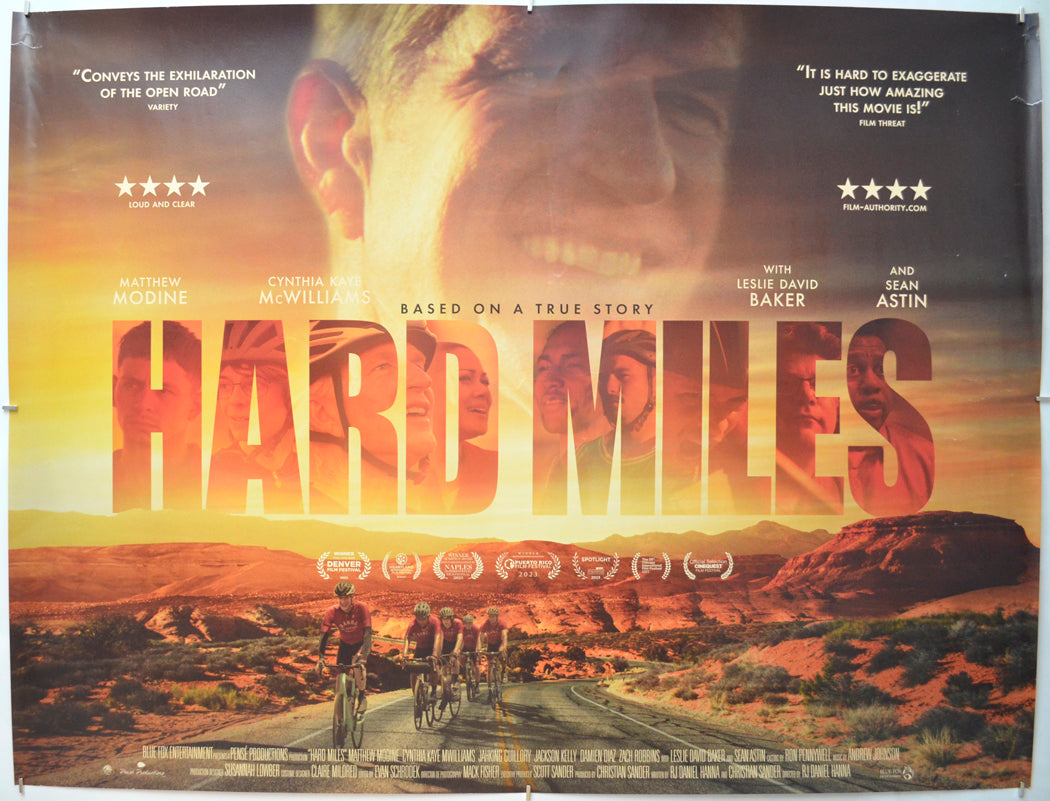 Hard Miles” Original Quad Poster - Film Poster - Movie Poster – pastposters