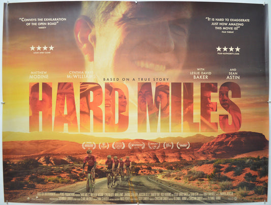 Hard Miles  Original Quad Poster - Film Poster - Movie Poster