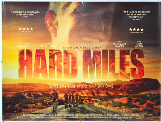 Hard Miles - Original Quad Poster - Film Poster - Movie Poster