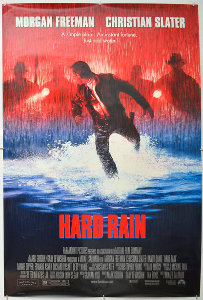 Hard Rain Original One Sheet Poster - Film Poster - Movie Poster