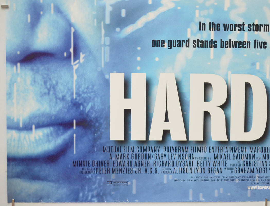 HARD RAIN (Bottom Left) Cinema Quad Movie Poster 