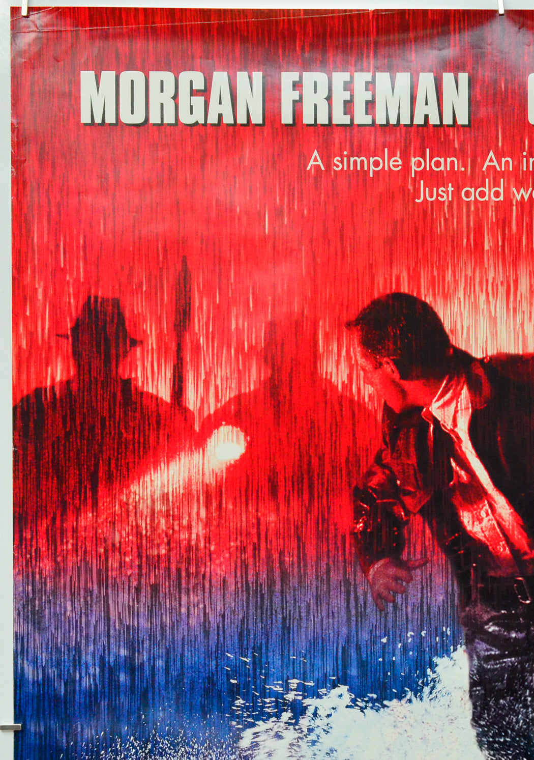 Hard Rain (Top Left) Cinema One Sheet Movie Poster 
