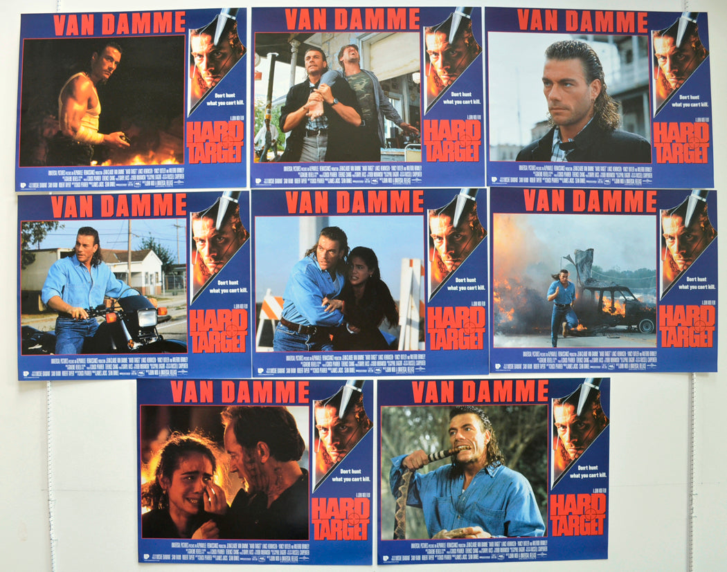 Hard Target  Set of 8 Original Cinema Lobby Cards 