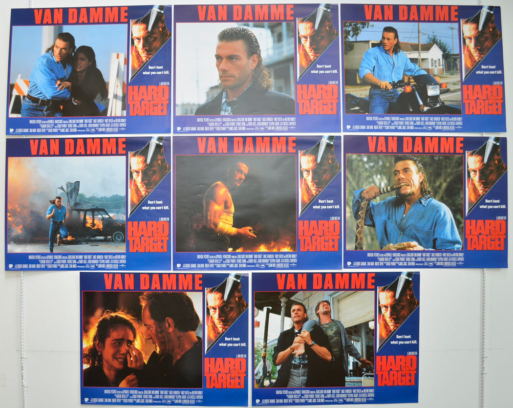 Hard Target  Set of 8 Original Cinema Lobby Cards 