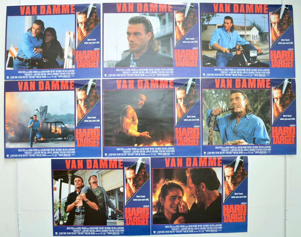 Hard Target  Set of 8 Original Cinema Lobby Cards 