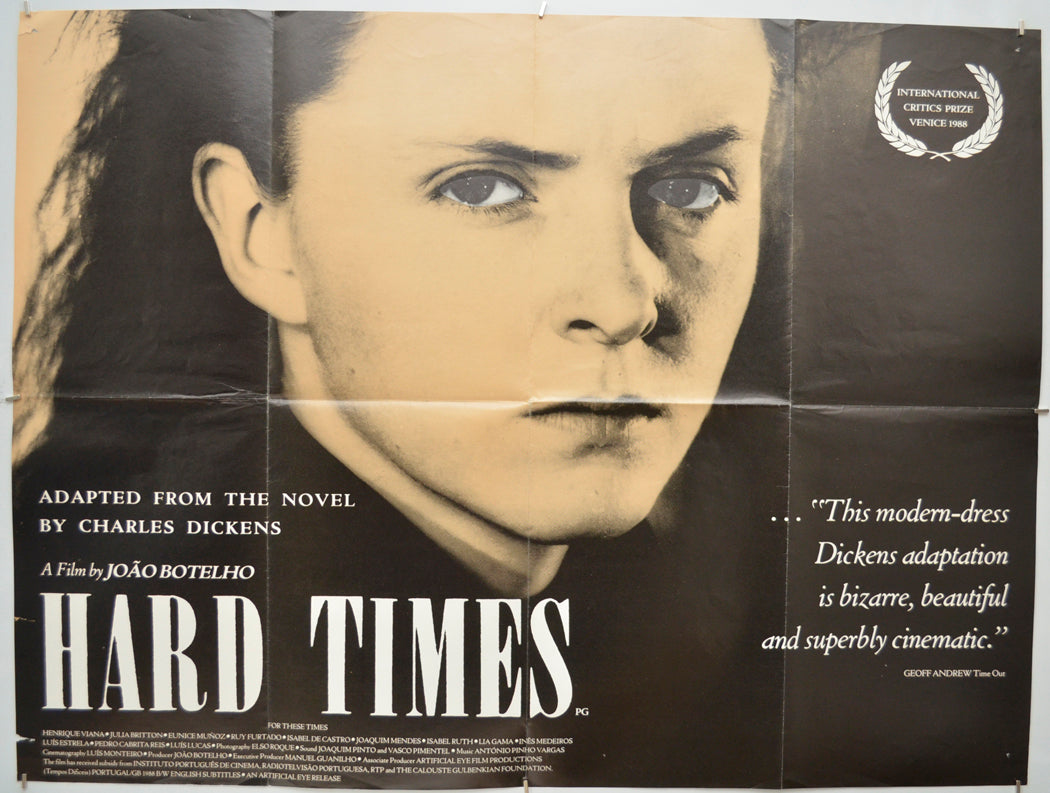 Hard Times (a.k.a. Tempos Difíceis)  - Original Quad Poster - Film Poster - Movie Poster