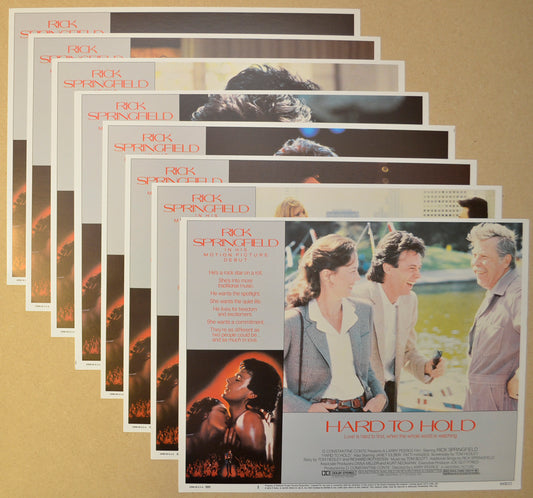 Hard To Hold Set Of 8 Original Cinema Lobby Cards 