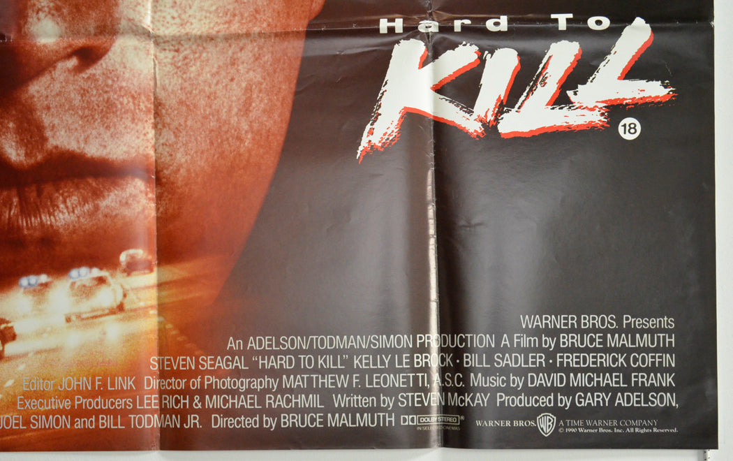 HARD TO KILL (Bottom Right) Cinema Quad Movie Poster 