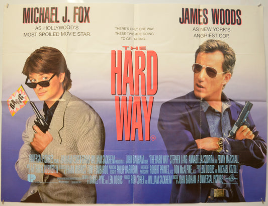 The Hard Way  Original Quad Poster - Film Poster - Movie Poster