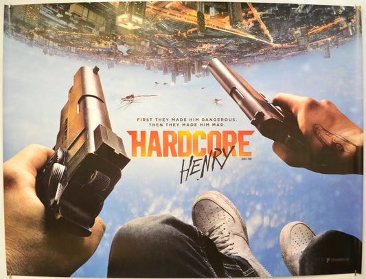 Hardcore Henry  (Teaser / Advance Version)   Original Quad Poster - Film Poster - Movie Poster