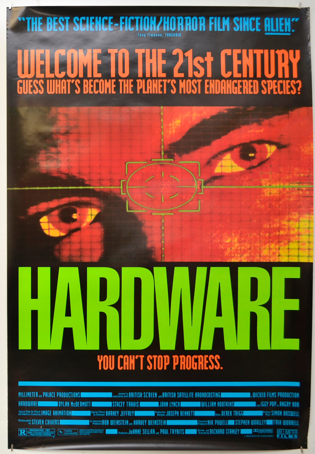 Hardware Original One Sheet Poster - Film Poster - Movie Poster