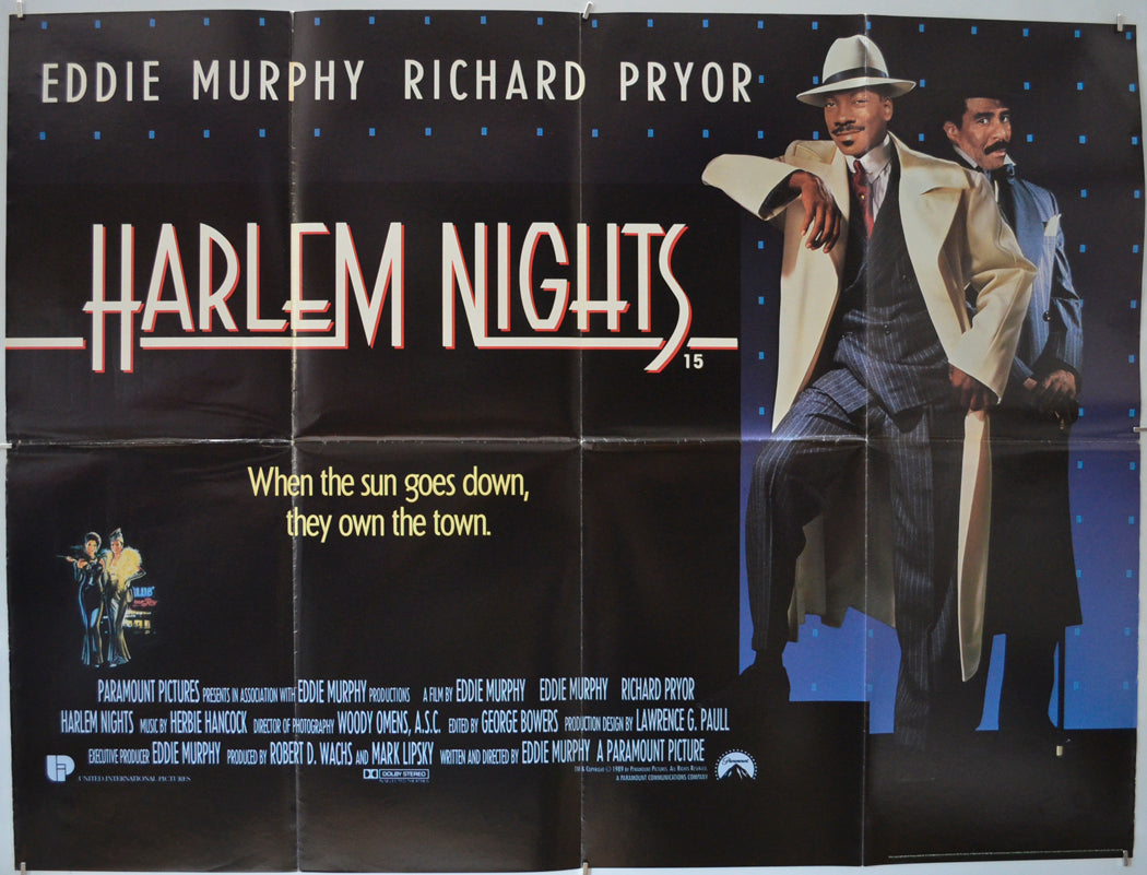 Harlem Nights - Original Quad Poster - Film Poster - Movie Poster