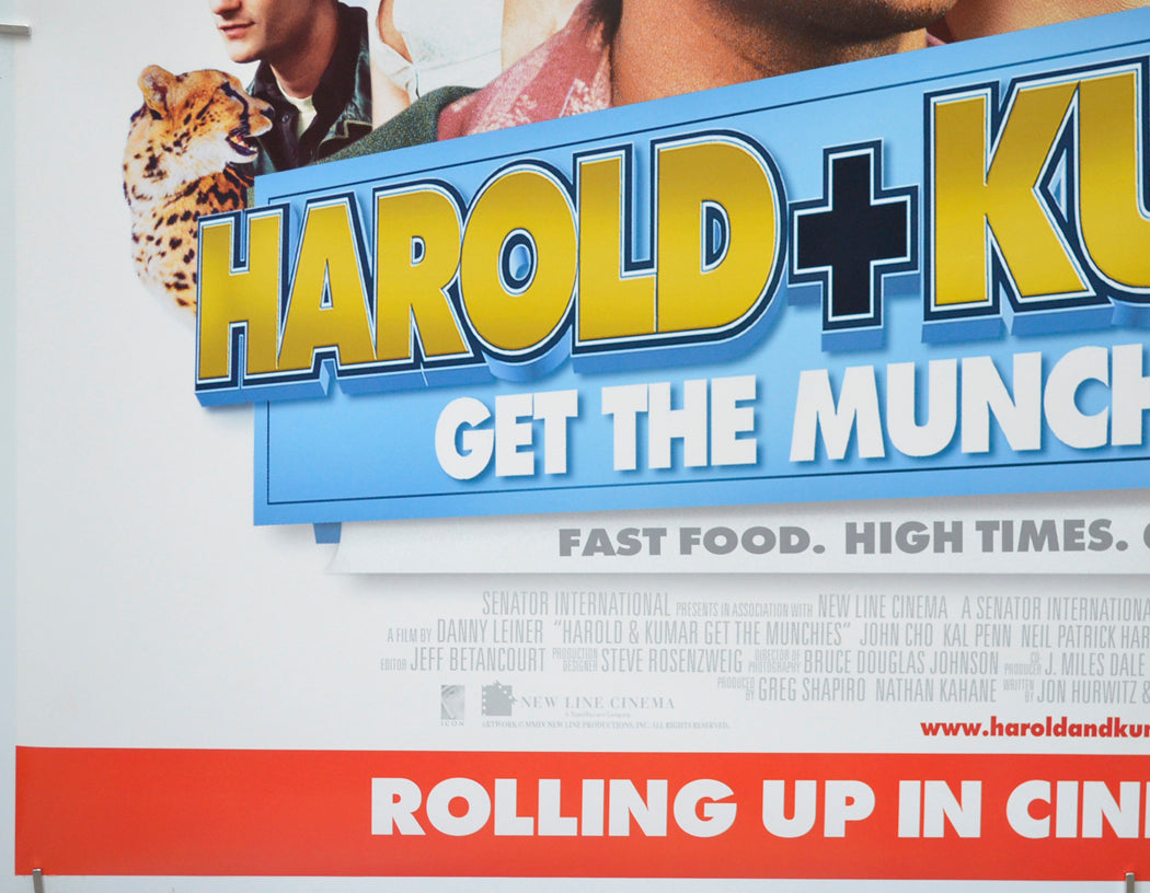 HARLOD AND KUMAR GET THE MUNCHIES (Bottom Left) Cinema Quad Movie Poster 