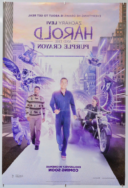 Harold and the Purple Crayon (Back) Cinema One Sheet Movie Poster 