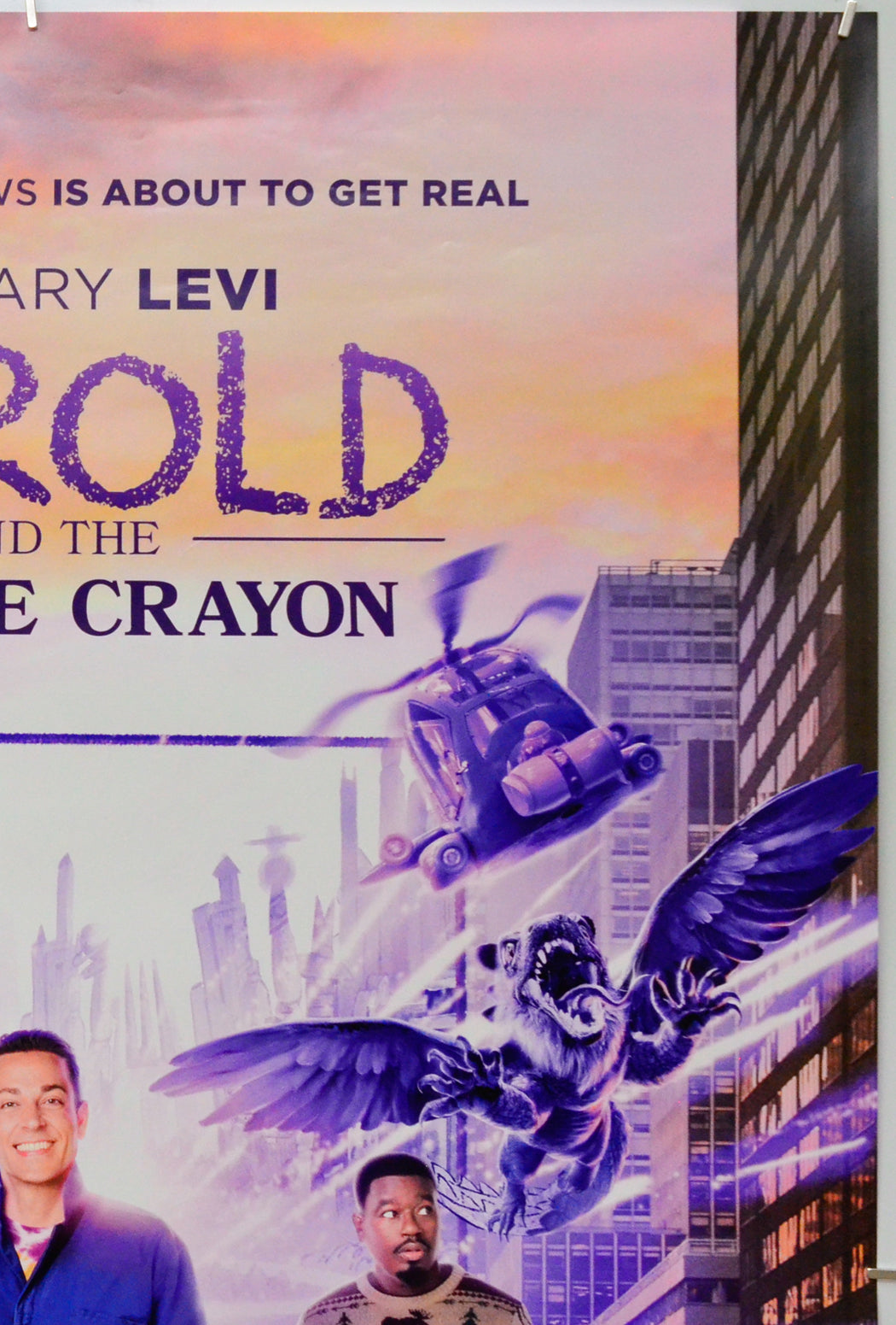 Harold and the Purple Crayon (Top Right) Cinema One Sheet Movie Poster 