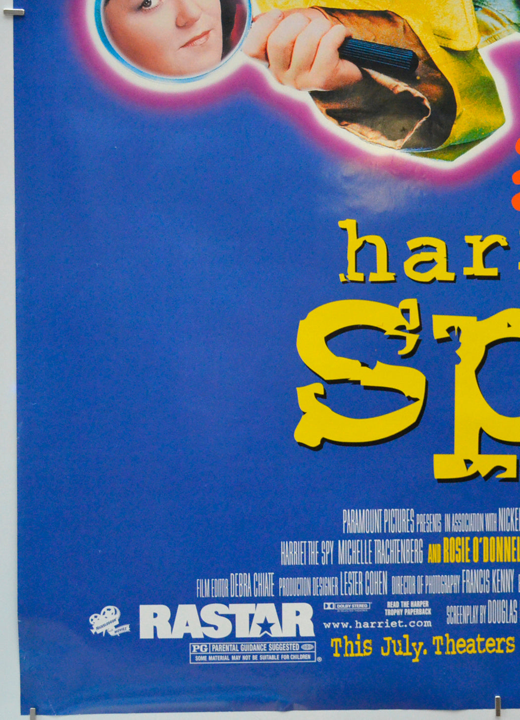 HARRIET THE SPY (Bottom Left) Cinema One Sheet Movie Poster 