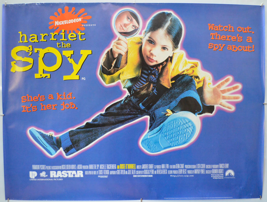 Harriet The Spy Original Quad Poster - Film Poster - Movie Poster