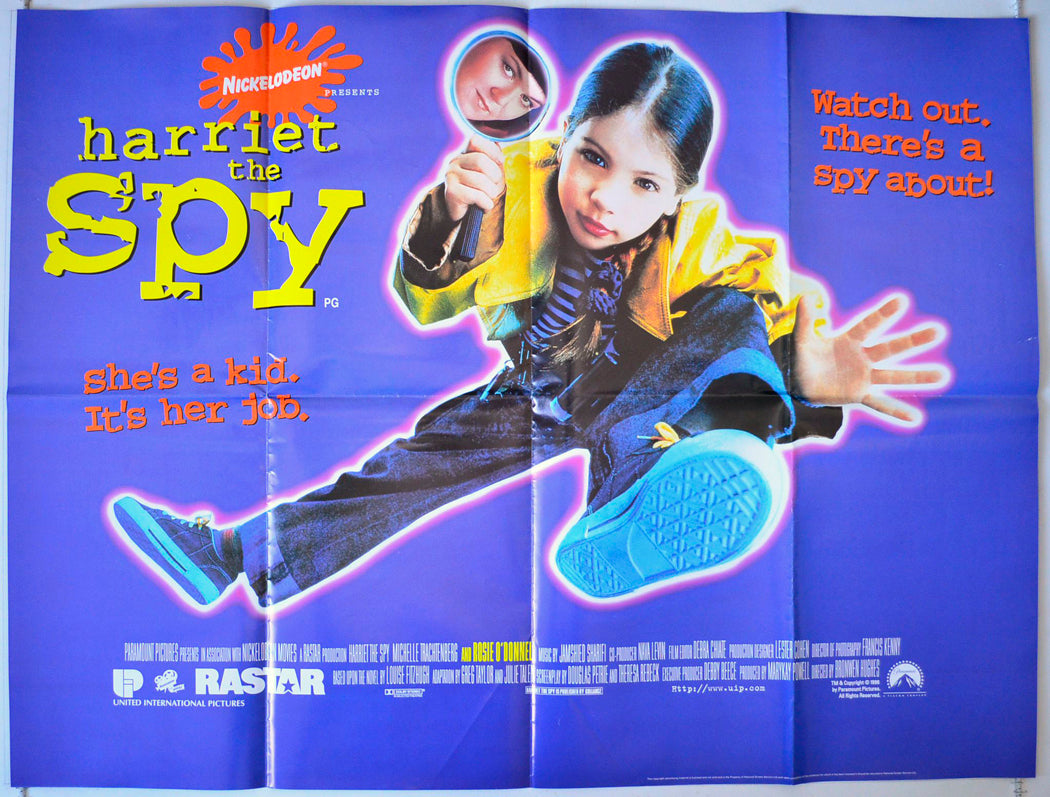 Harriet The Spy Original British Quad Poster - Movie Poster