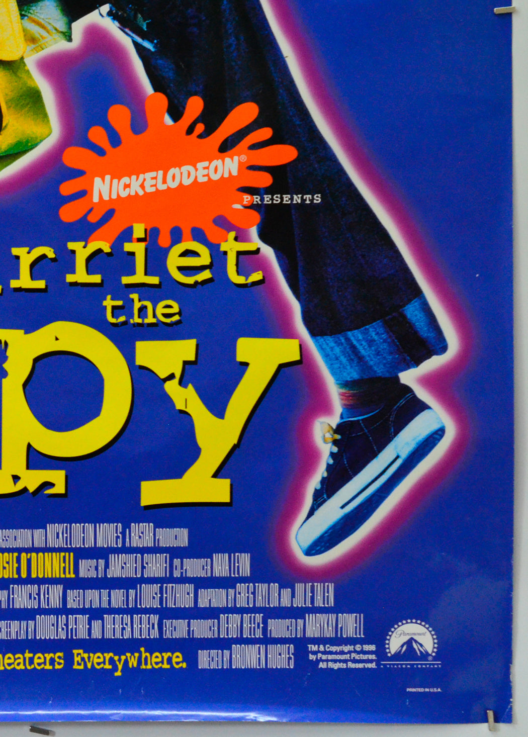 Harriet The Spy (Bottom Right) Cinema One Sheet Movie Poster 