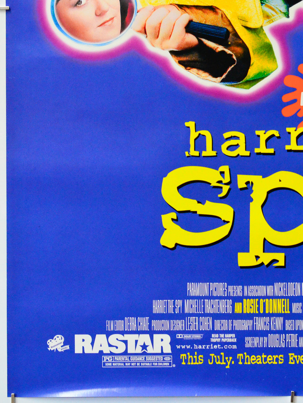 Harriet The Spy (Bottom Left) Cinema One Sheet Movie Poster 