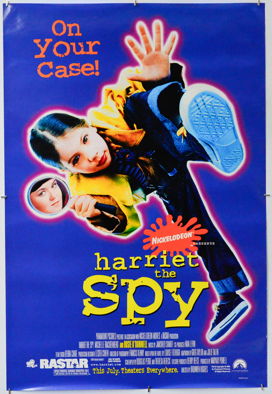 Harriet The Spy - Original One Sheet Poster - Film Poster - Movie Poster 
